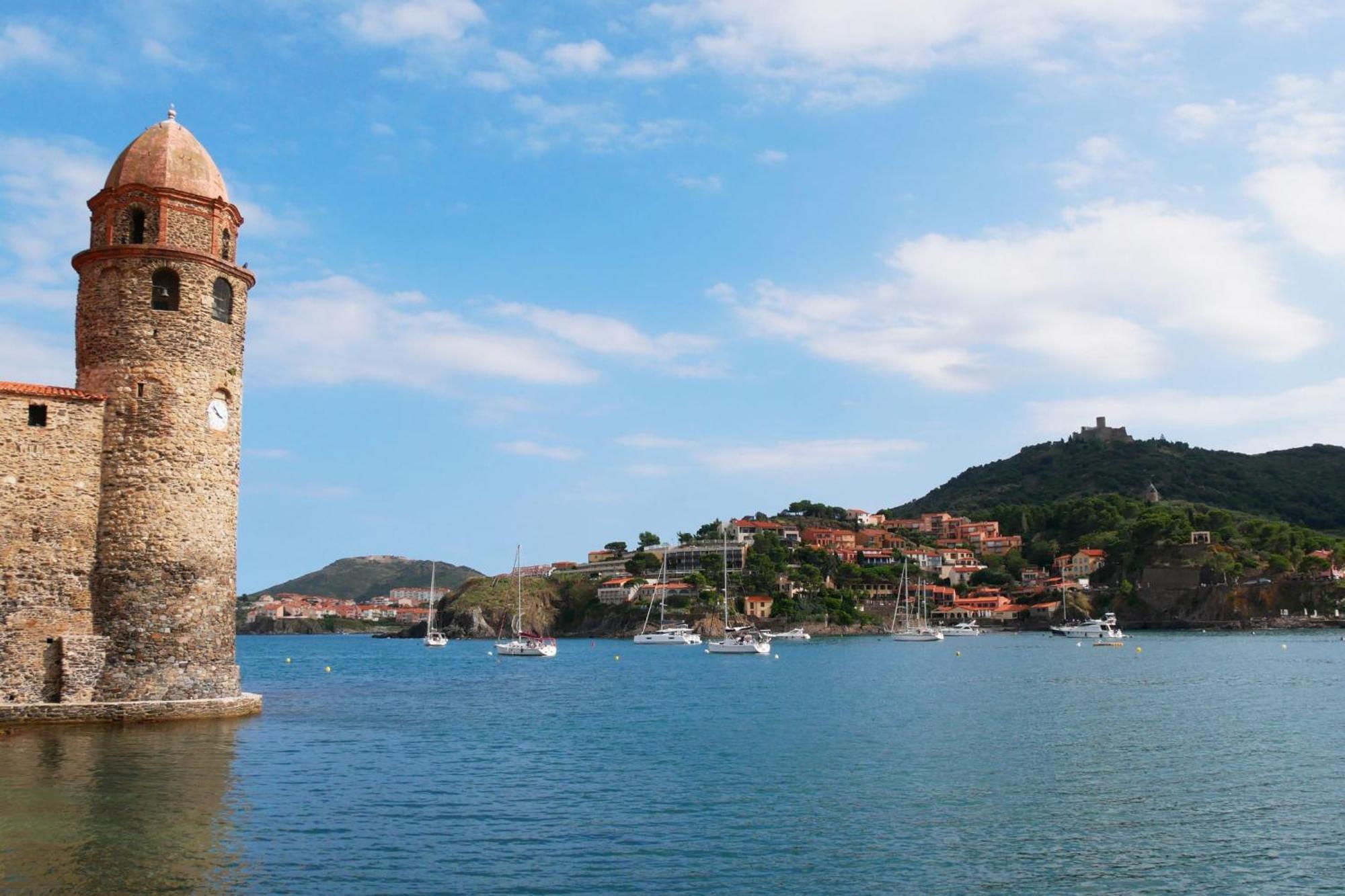 Apartment With Pool Air Conditioning Wifi And Garage Collioure Exterior foto